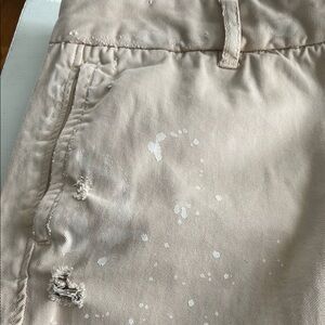 JCrew Distressed city fit pants